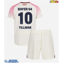 Bayer Leverkusen Malik Tillman #10 Replica Away Minikit 2025-26 Short Sleeve (+ pants)